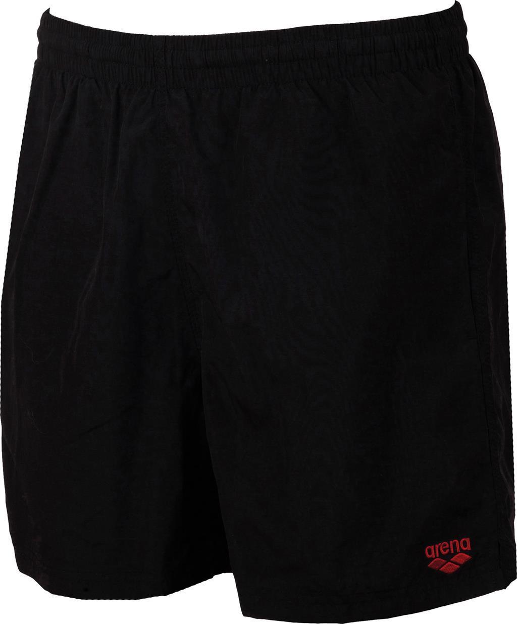 Fundamentals Bermuda sides vent boxer black/shiny red
