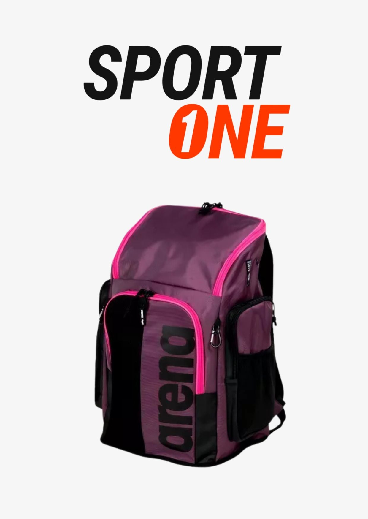 MOCHILA ARENA 45 LITOS SPIKY  PLUM NEON PINK