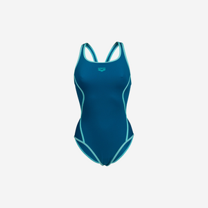ARENA PRO FILE SWIMSUIT V BACK BLUE COSMO WATER