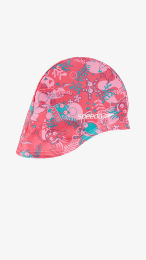 SPEEDO GORRO Sea Squad Polyester Cap JU Rosado UNU