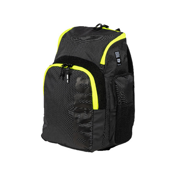 Mochila Spiky ||| backpack 35 dark smoke neón yellow