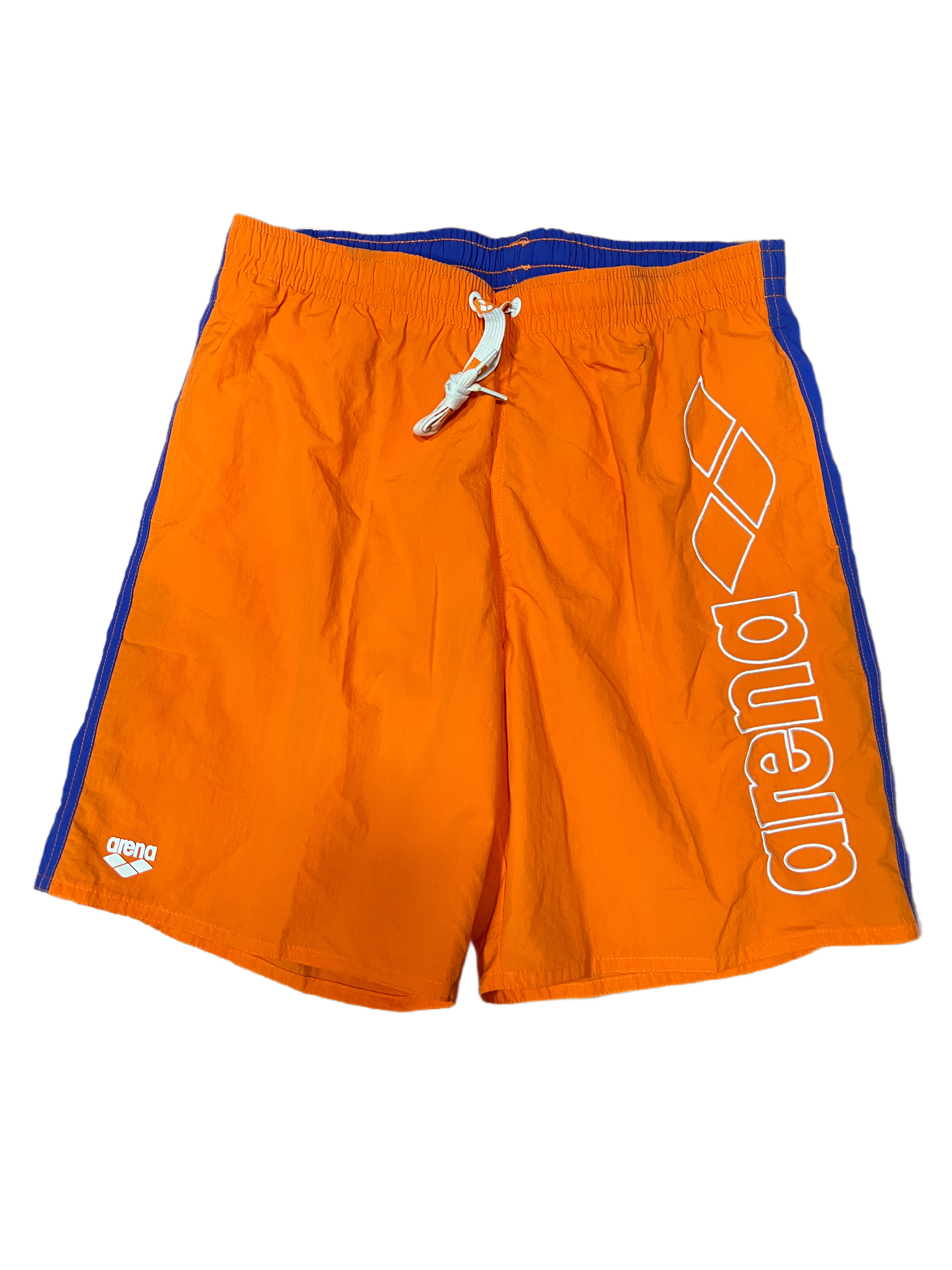 Traje baño bermuda fundamentals panels mango royal white