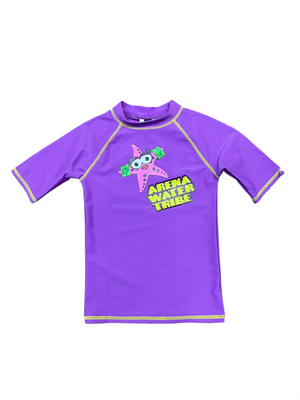 Polera arena UV tribe kidgirl T shirt light purple primula