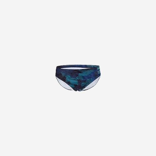 ARENA CAMO SWIM BRIEF BLUE MULTI