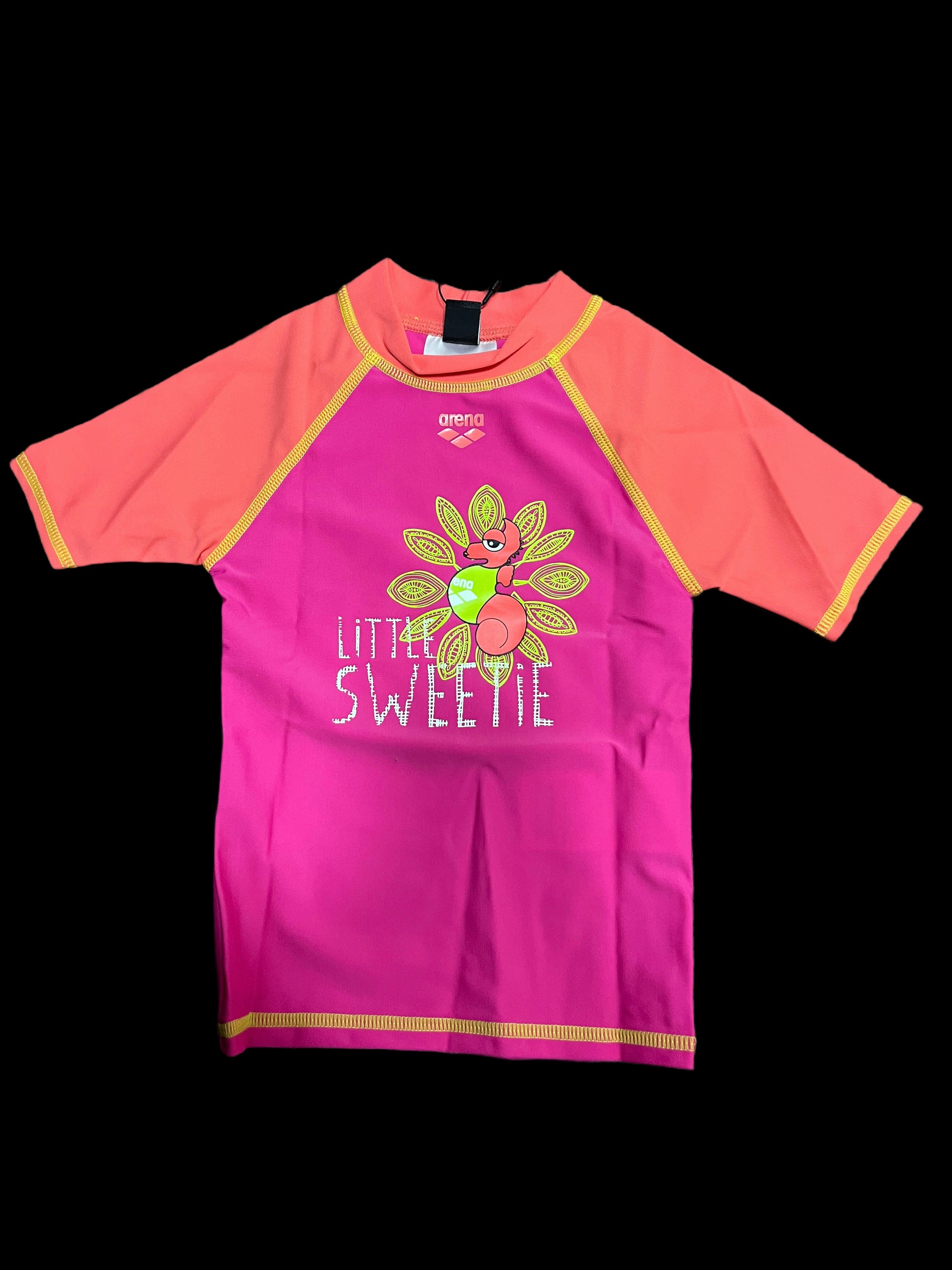 Polera UV arena tribe kids girl t shirt fresia rose water melón
