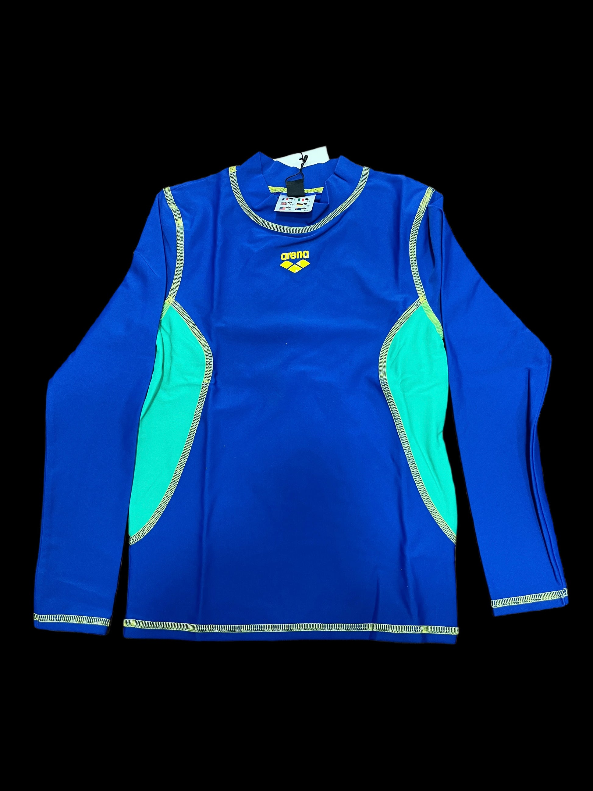 Polera UV arena boy long sleeves shirt royal bali green