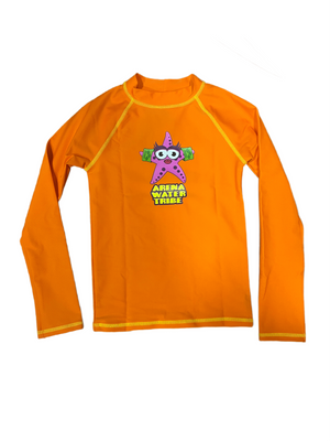 Polera arena UV kids girl mango yellow star
