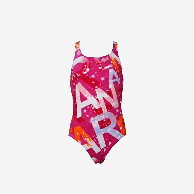 Traje baño niña arena satelite rose violet